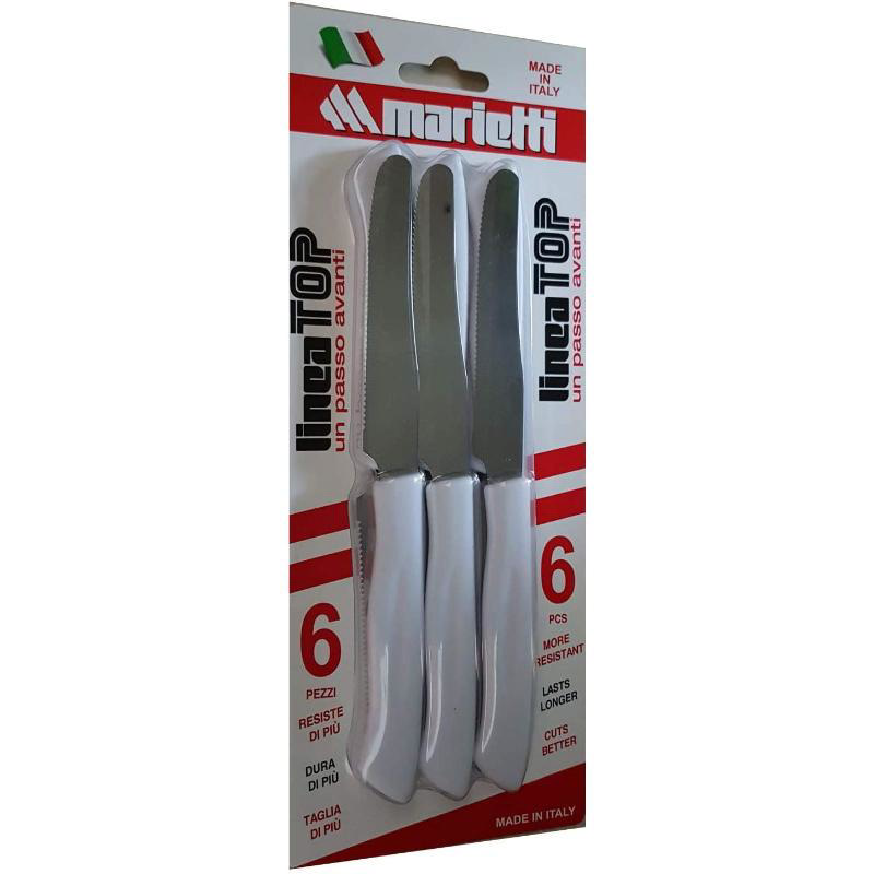 Marob Linea Top Knives 6Pcs - Beyaz