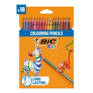 Bic Kids Evolution Şeritli Boyama Kalemleri 18 Adet - Farklı Renkler