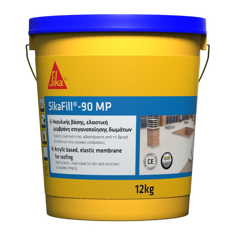 Sikafill 90 Acrylic 12Kg - Beyaz