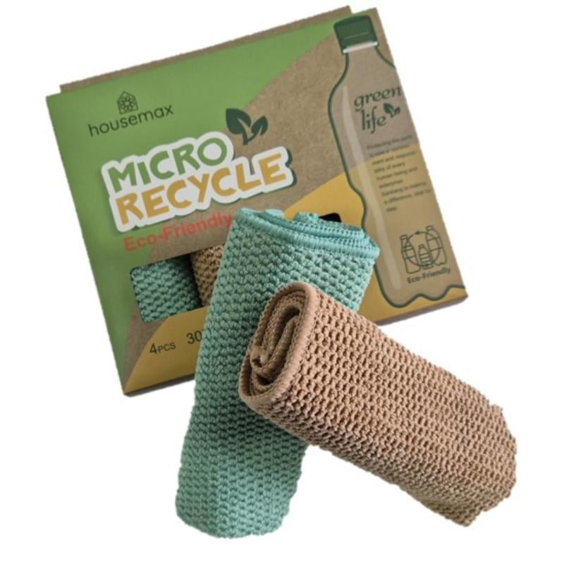 Housemax Micro Recycle Mikrofiber Bez 30X30Cm 4'lü Paket