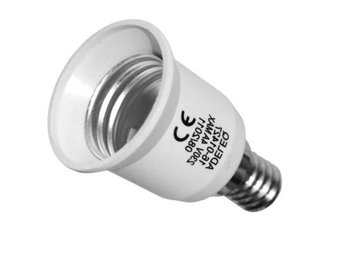 Adaptör E14'ten E27'ye - Beyaz