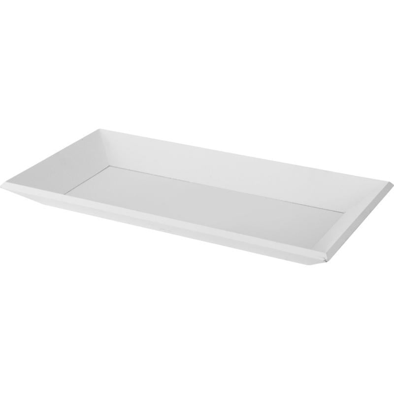 Dekoratif Tepsi 40X20Cm - Beyaz