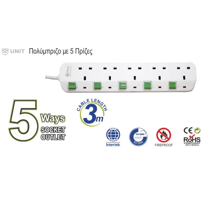 Gk Power Uzatma Kablosu 3M 5'li