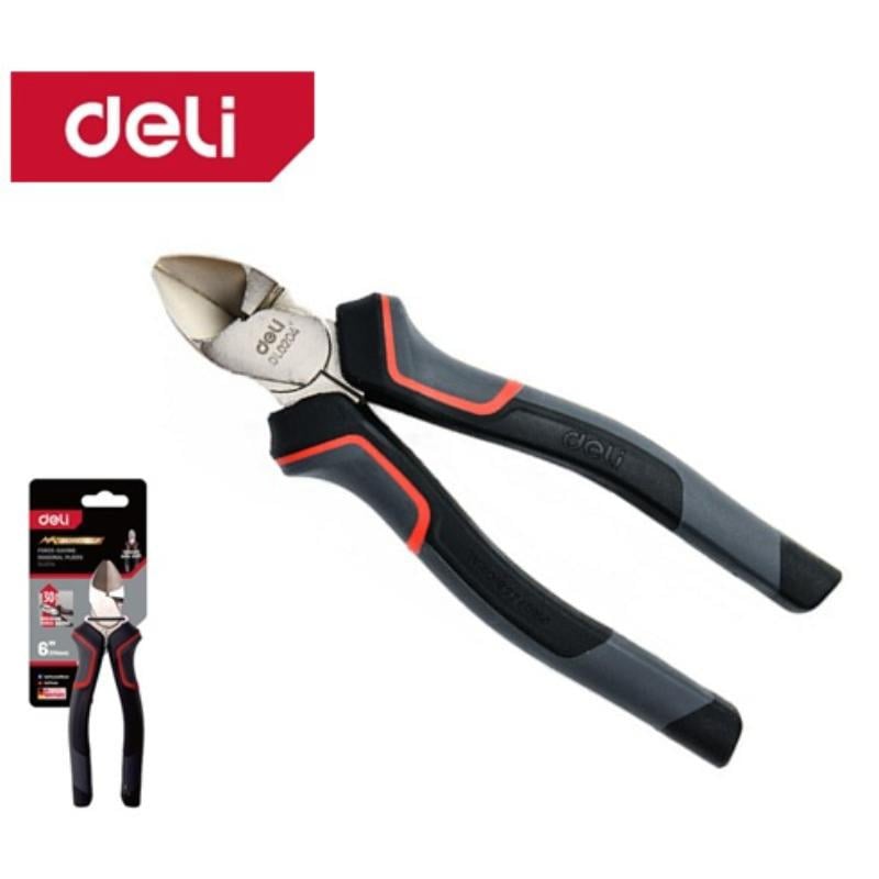 Deli Tools Diyagonal Keski 6" - Kırmızı