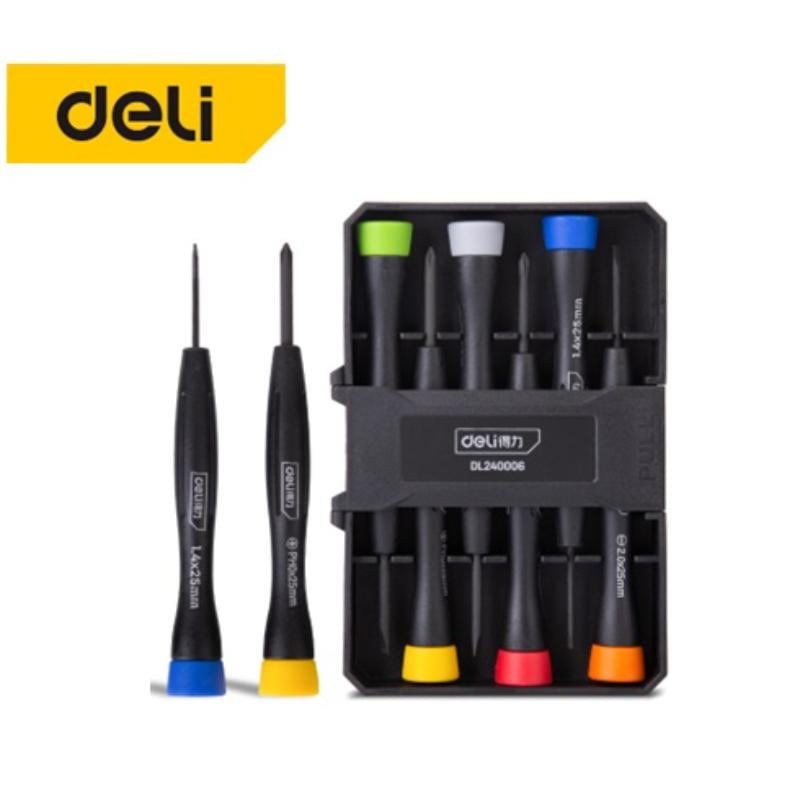Deli Tools Elektronik Hassas Tornavida Seti 6'lı