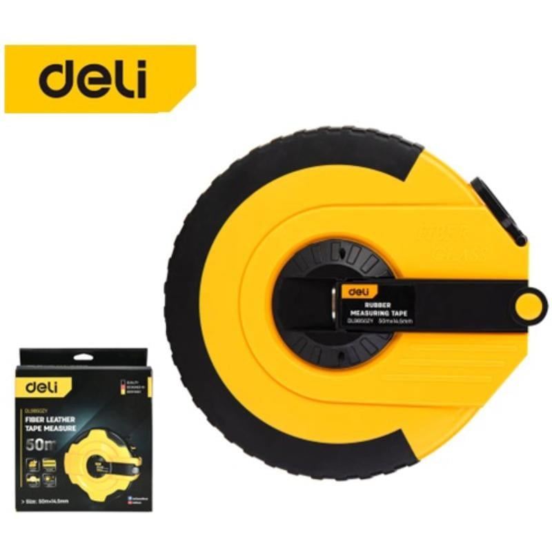 Deli Tools Fiberglas Şerit Metre 50M 12.5Mm
