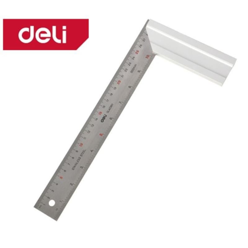 Deli Tools Çelik Gönye 300Mm