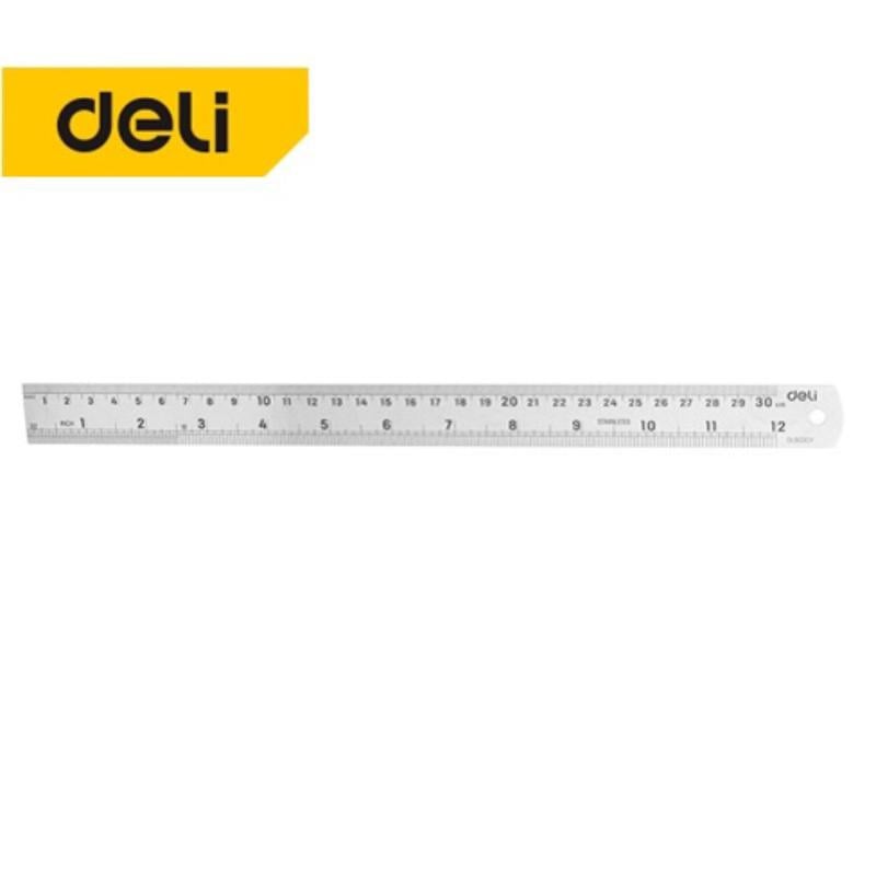 Deli Tools Çelik Cetvel 300Mm