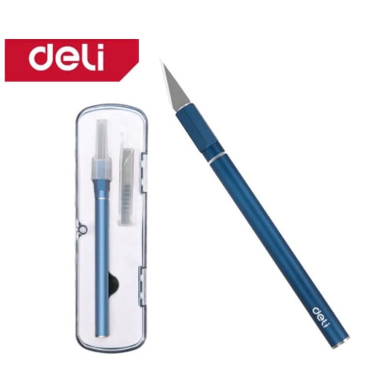 Deli Tools Hassas Maket Bıçağı ve Ağzı - Mavi