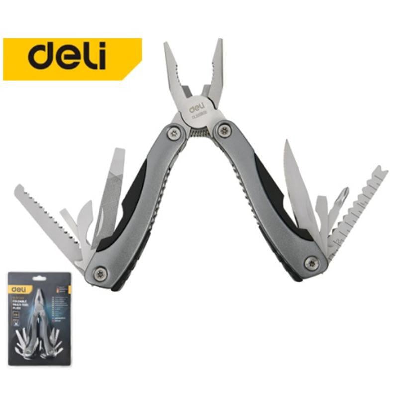 Deli Tools 15'i 1 Arada Çok Fonksiyonlu Pense Alüminyum