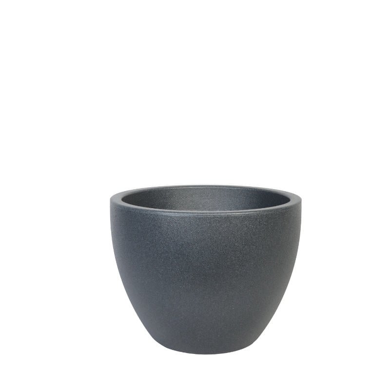 Yuvarlak Saksı 30X30X22Cm - Antrasit