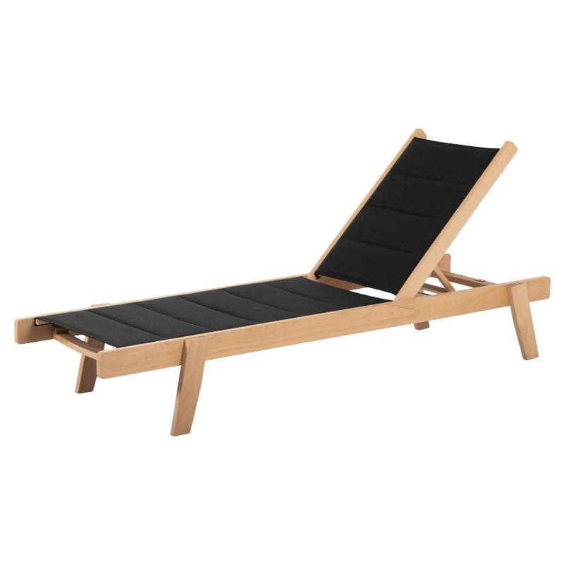 Milos Şezlong 204X65X31.5-92.5Cm - Siyah