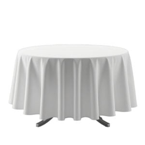 Merit Comfort Lüks Yuvarlak Masa örtüsü 280Cm - Beyaz