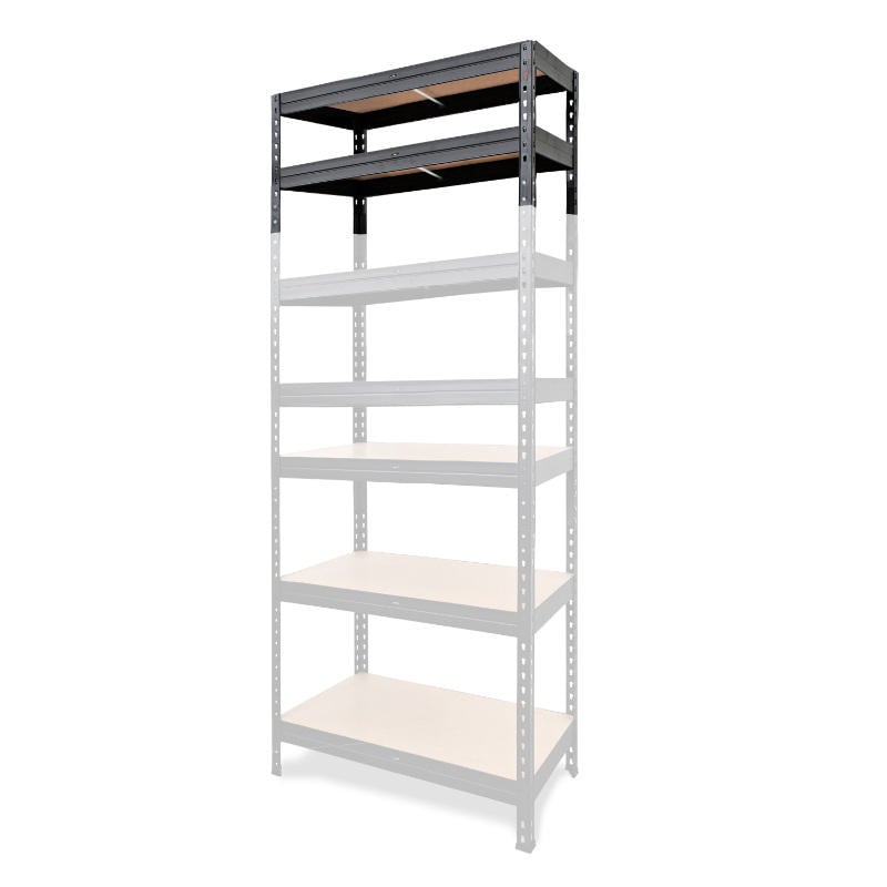 Goodhome Üst Raf 97X60X46Cm - Siyah