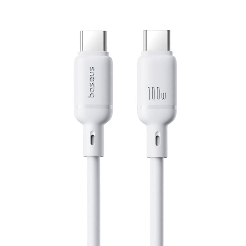 Baseus Silky Cable Usb-C To Usb-C 1M - Beyaz