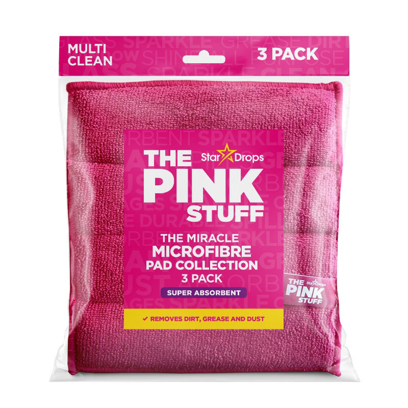 The Pink Stuff Mikrofiber Pedler 3'lü