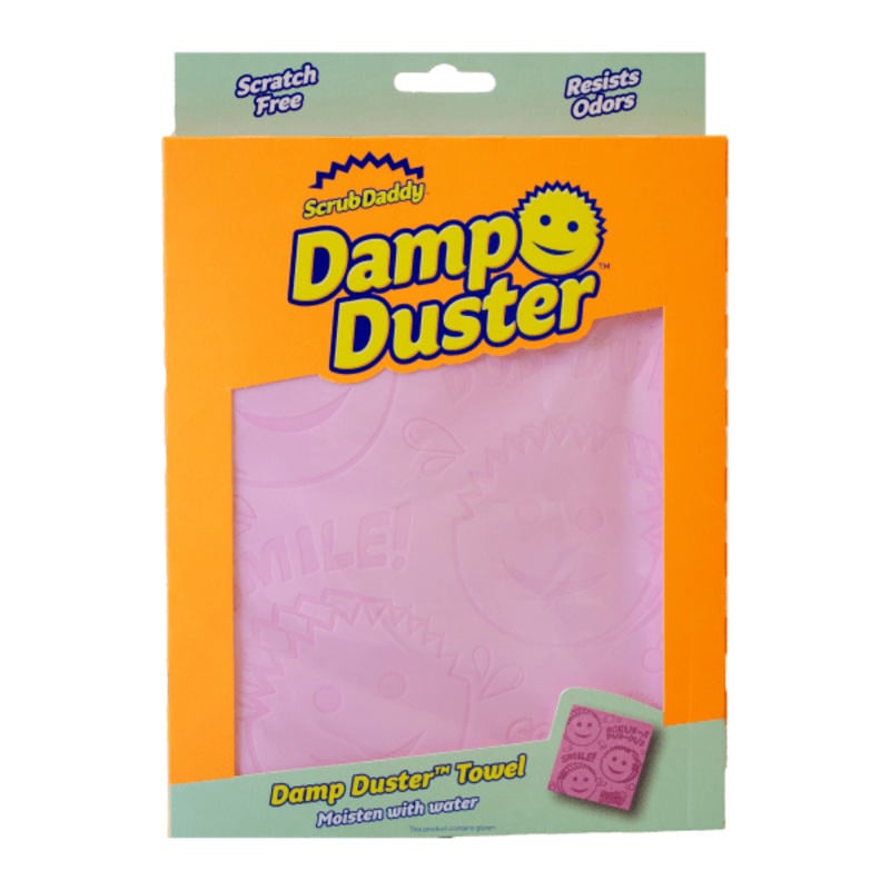 Scrub Daddy Damp Duster Havlu - Pembe
