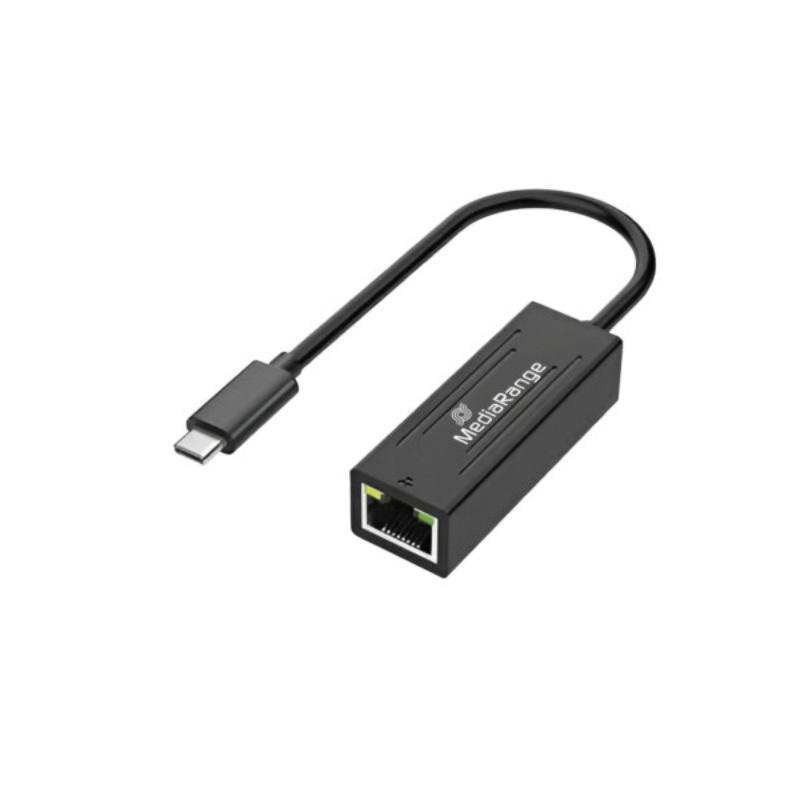 Mediarange USB Type-C Ethernet Kablosu 20Cm