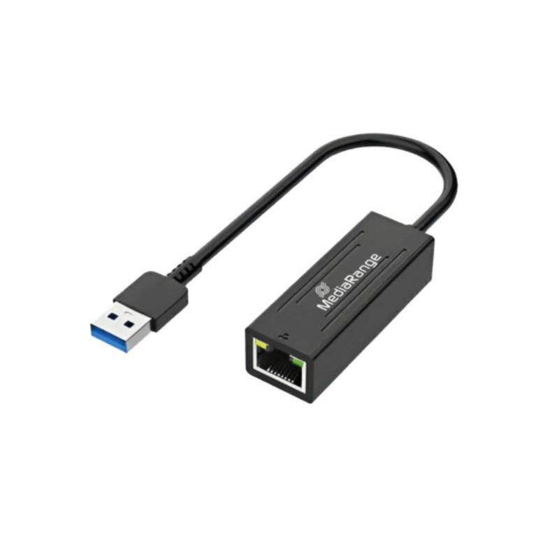 Mediarange USB-A'dan Ethernet'e Adaptör 20Cm