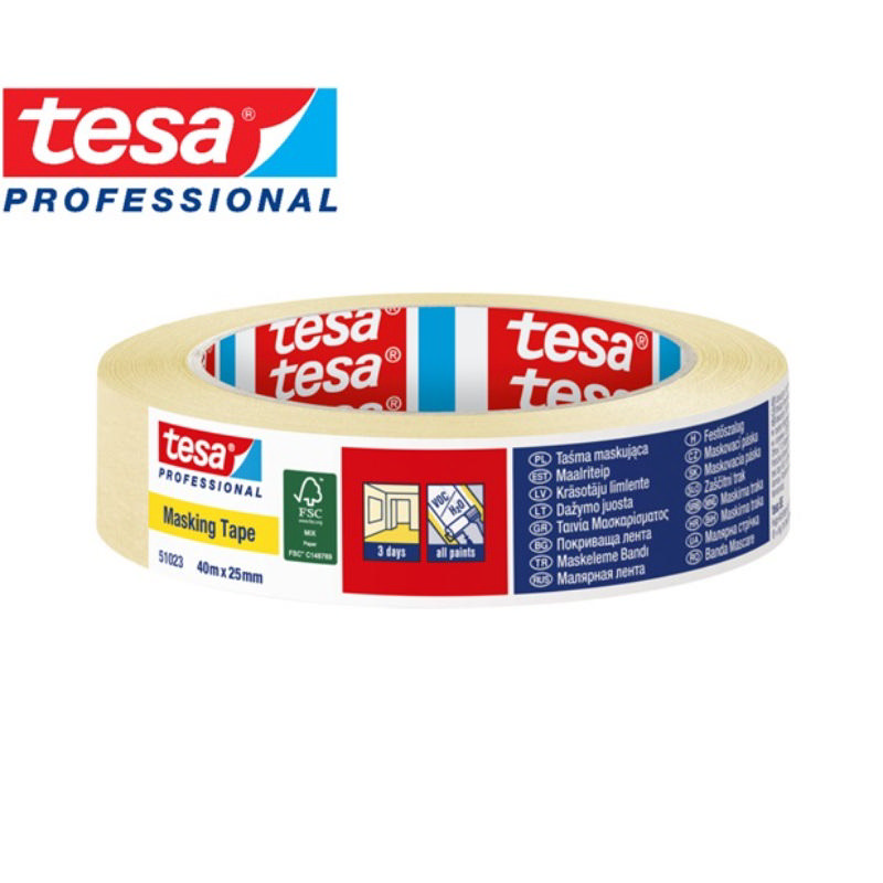 Tesa Maskeleme Bandı 3 Gün 40Mx25Mm