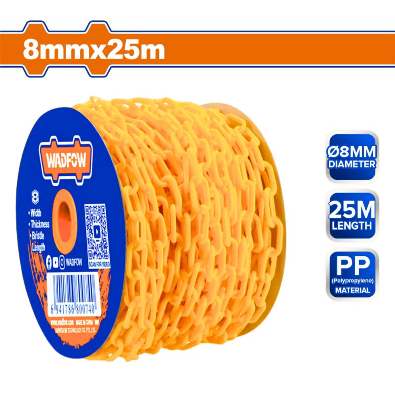 Wadfow Plastik Zincir 8Mm - Sarı