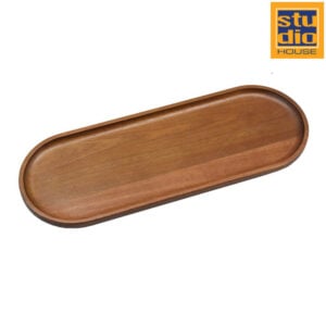 Xmc Oval Akasya Servis Tahtası 44Χ16Χ2Cm