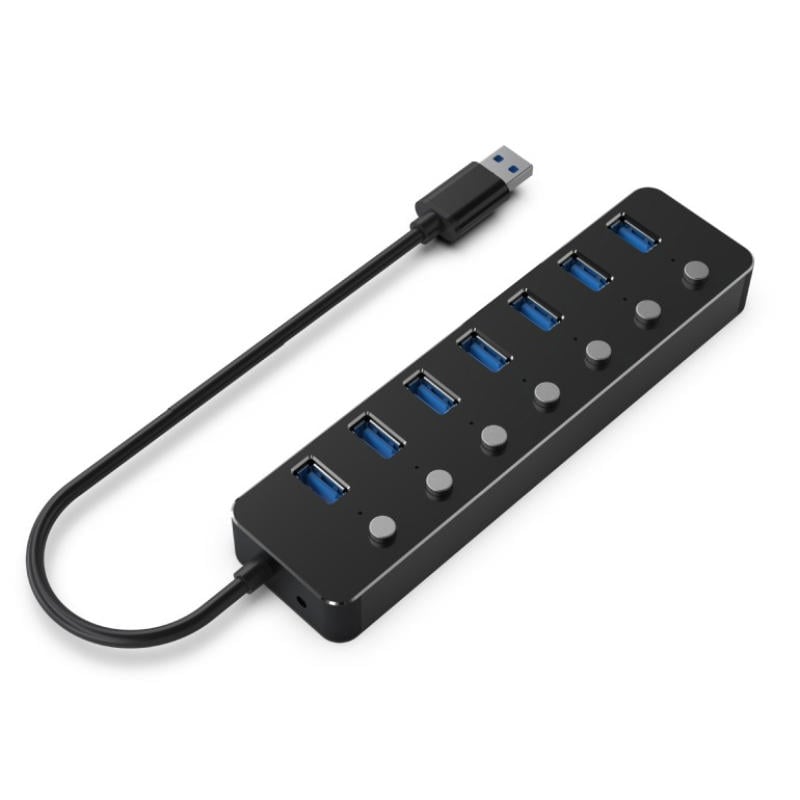 Gembird 7 Portlu USB 3.1 Anahtarlı Hub