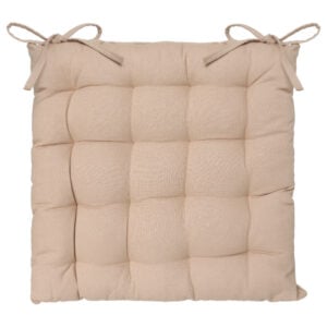Atmosphera Keten Sandalye Yastığı 38X38Cm - Bej