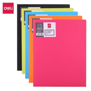 Deli 2Pocket Klasör A4 - Farklı Renkler