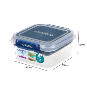 Sistema Square Stax To Go 1.5L - Karışık Renkler
