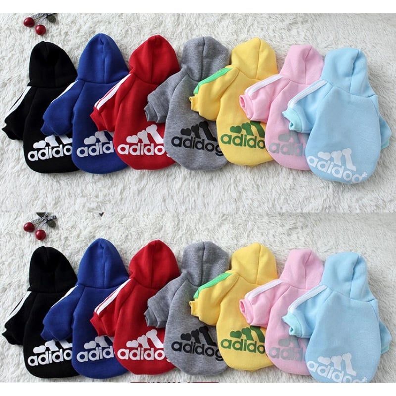 Büyük Boy Köpekler İçin Spor Kapüşonlu Sweatshirt - Karışık Renkler
