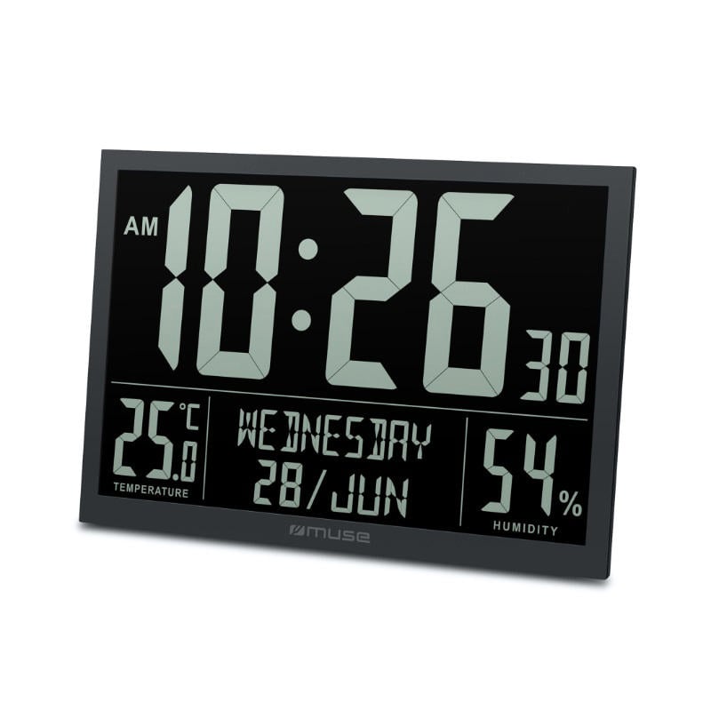Muse Dijital Saat LCD - Siyah