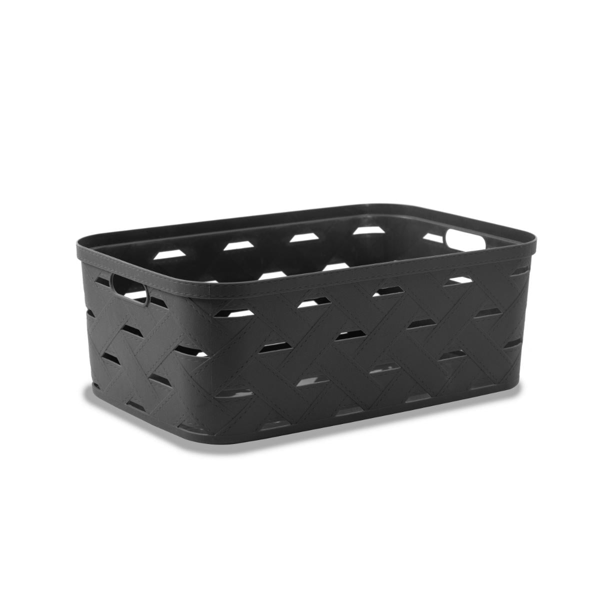 Dikdörtgen Sepet Teffer 45X30Cm - Antrasit