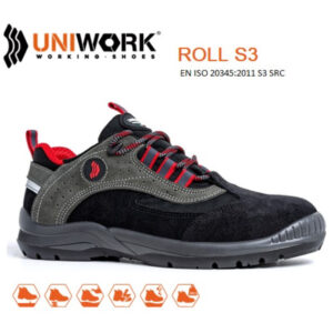 Uniwork Güvenlik Ayakkabıları S3 200J Siyah Süet 43