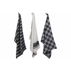 Stoff By Cosy & Trendy Mutfak Havlusu Seti 50X70Cm - Siyah
