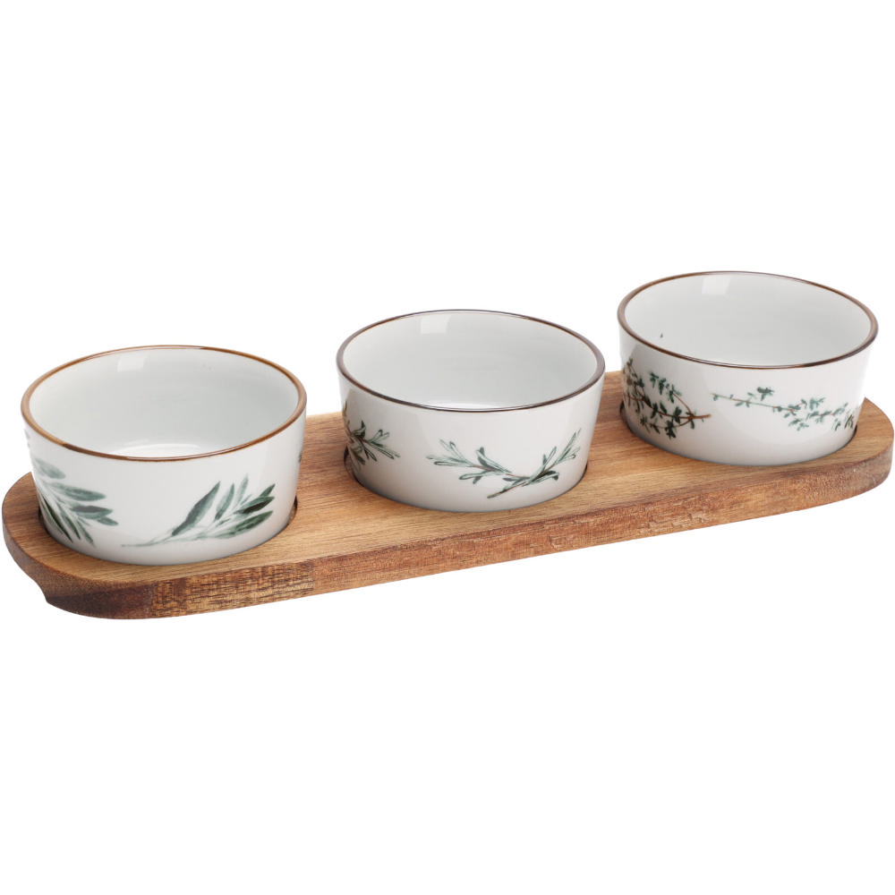 Excellent Houseware 4 Parça Servis Seti - Beyaz