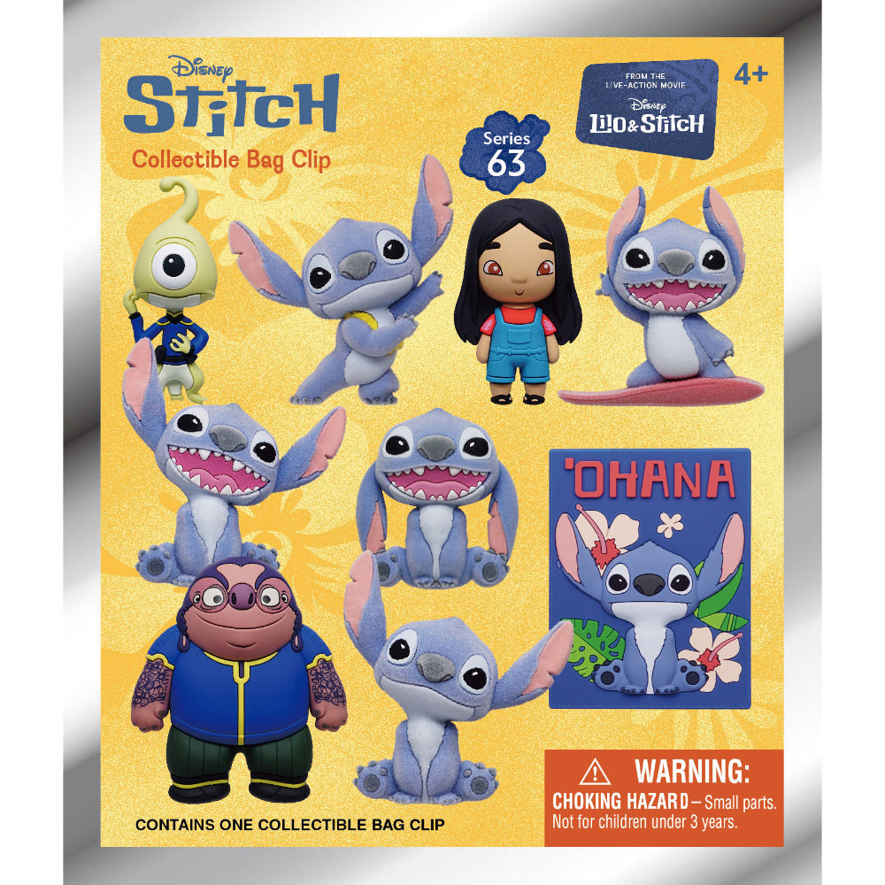 Monogram Disney Lilo & Stitch – Seri 1 – Koleksiyonluk 3D Köpük Figür (Rastgele)