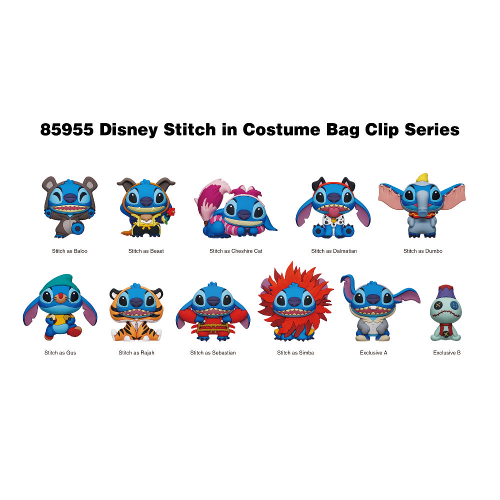 Monogram Disney Stitch – Koleksiyonluk 3D Köpük Figür (Rastgele)