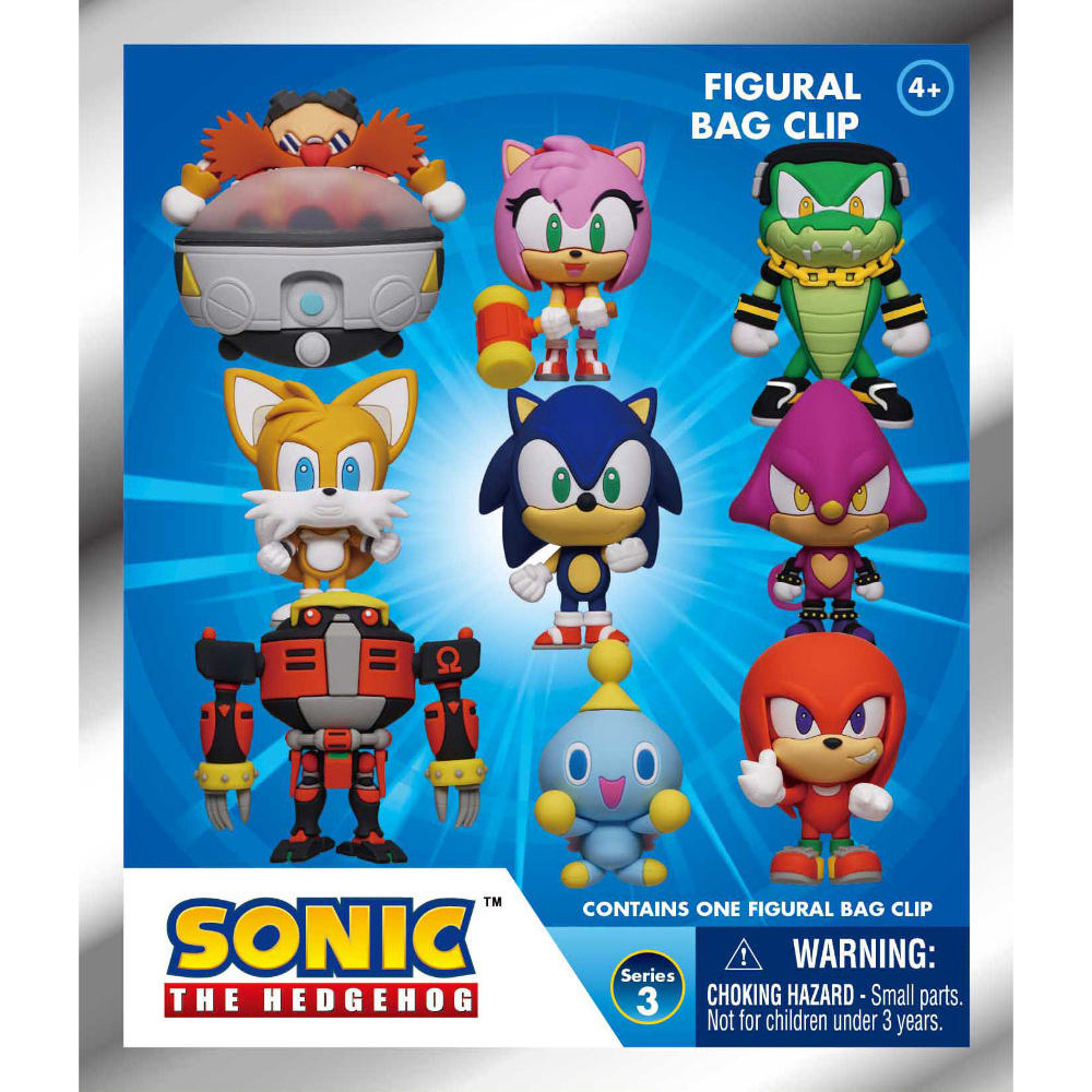 Monogram Sonic – Seri 3 – Koleksiyonluk 3D Köpük Figür (Rastgele)