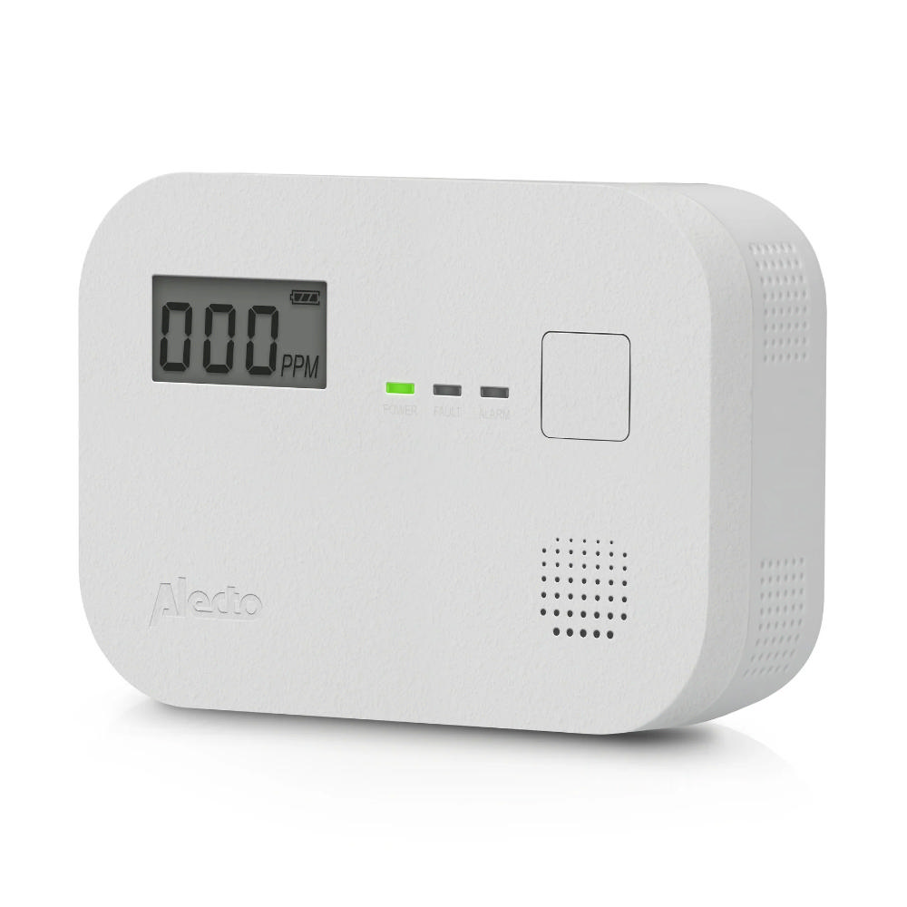 Alecto Coa3910 - 10 Yıl Sensör Ömrü ve Ekranlı Karbon Monoksit Alarmı