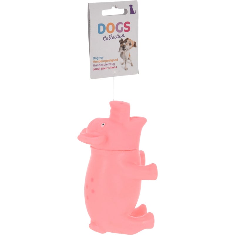 Köpek Oyuncağı Vinil Domuz - Karışık Renkler