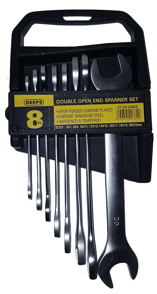 Deep 8 Parça Çift Ağızlı Anahtar Seti 6-22Mm