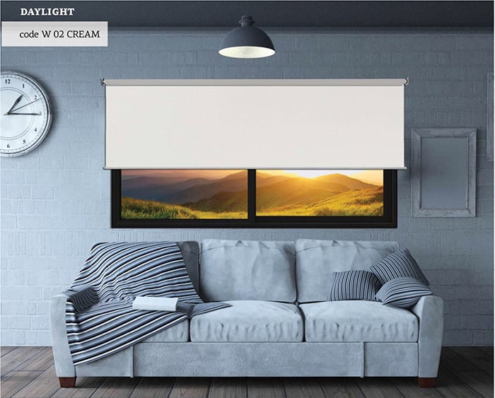 Stor Perde Gün Işığı Krem 120X270Cm