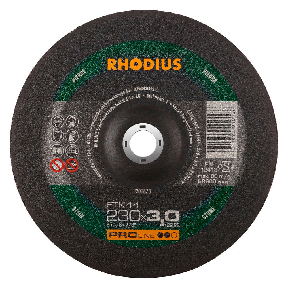 Rhodius Disc Ftk44 230X3Mm Taş Kesme Diski