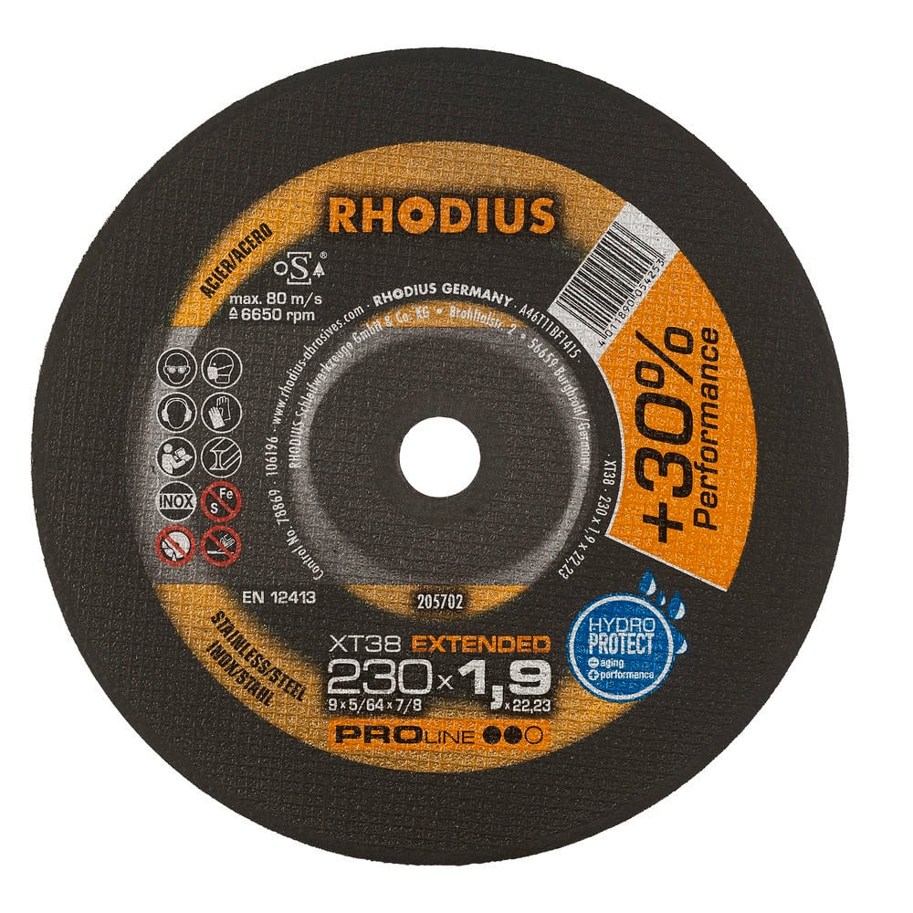 Rhodius Disc Xt38 230X1,9Mm Paslanmaz Çelik Kesme Diski