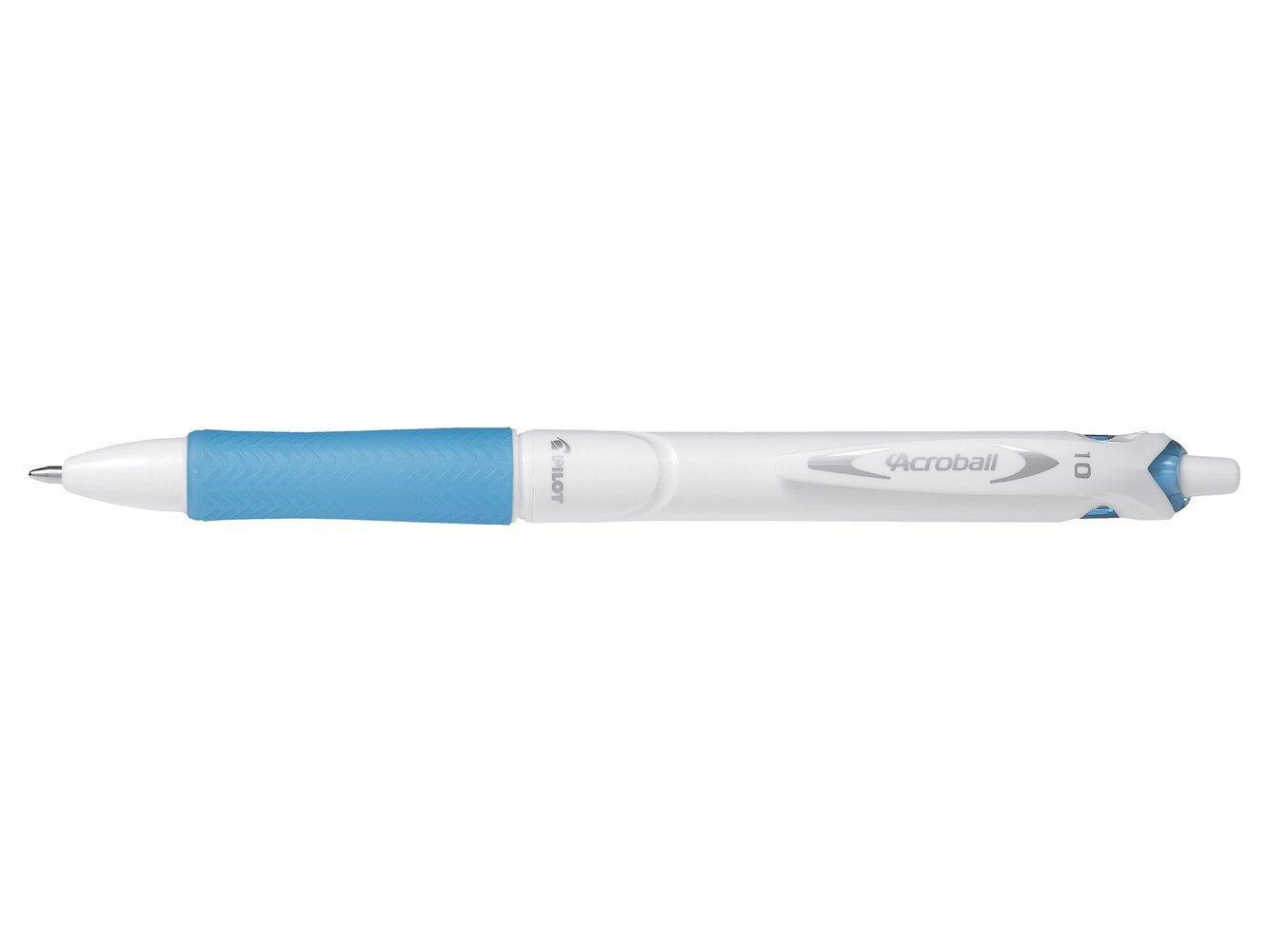 Pilot Acroball Pure White Kalem Medium Mavi