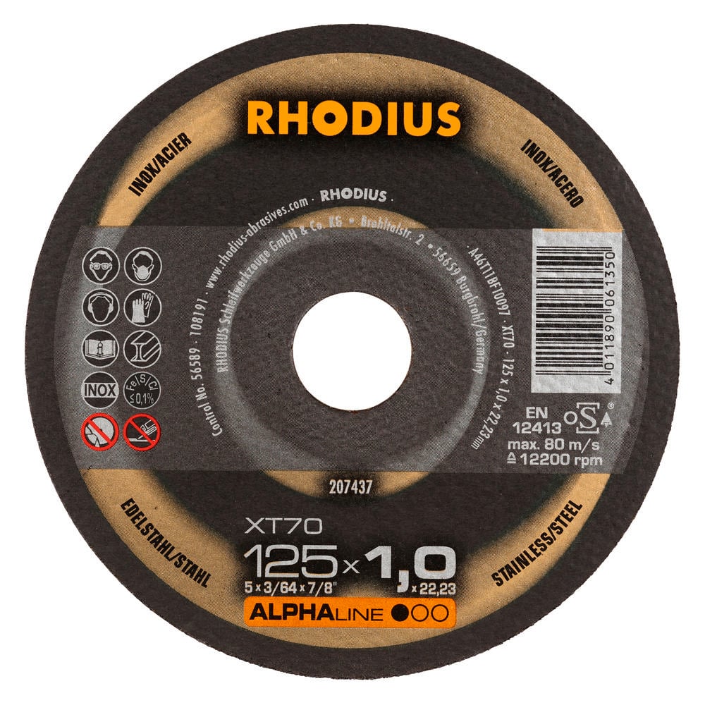 Rhodius Xt70 Kesme Diski 115X1,0X22,23Mm