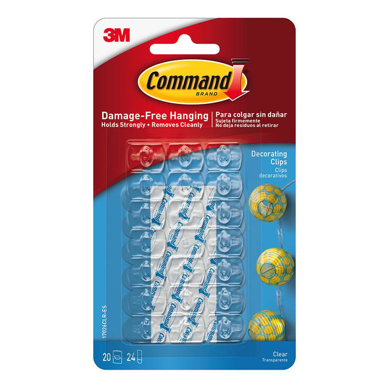 3M Command Kablo Klipsleri Şeffaf