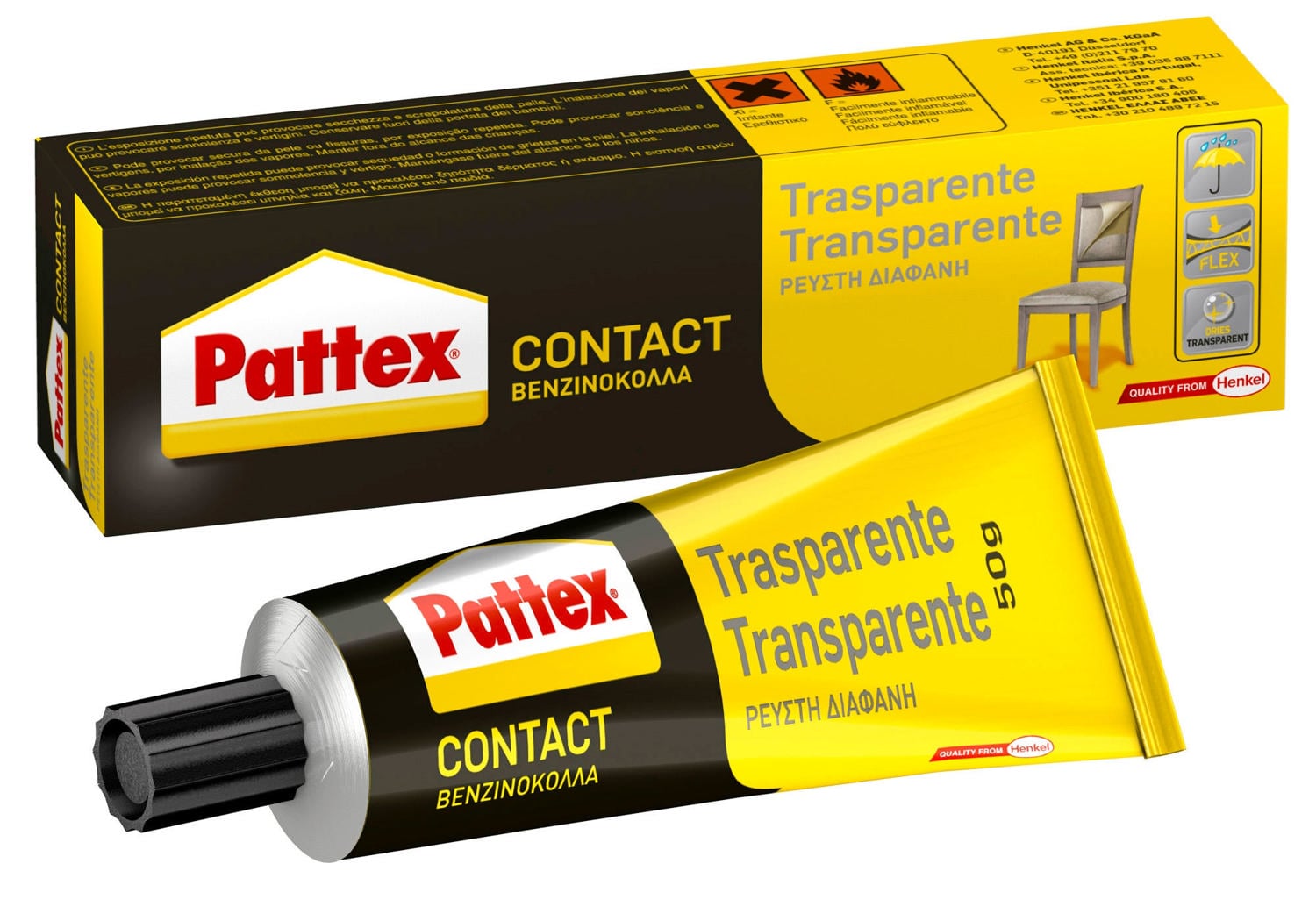 Pattex Confect Tube Clear 50Gr