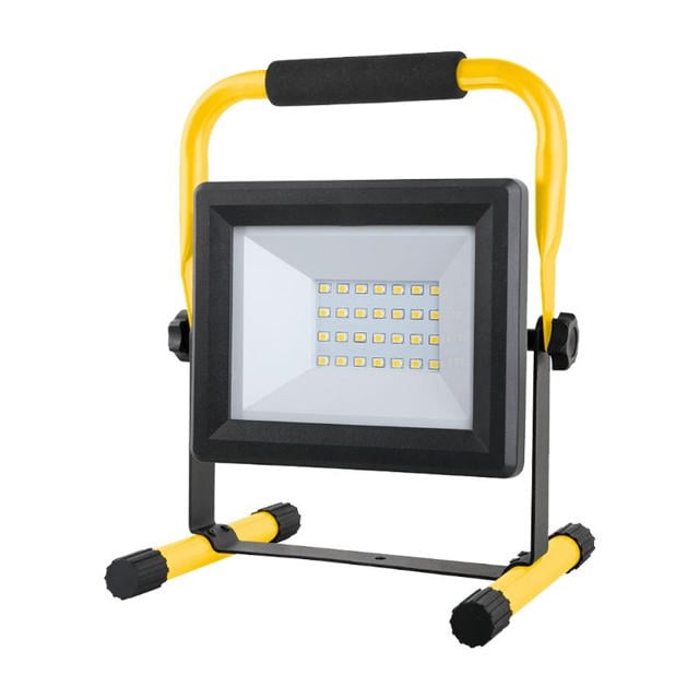 Tech Light Led 20W Mini Taşınabilir Projektör Alü Sarı+Siyah 2200Lm 6500K Ip65 L165Xw113Xh231Mm
